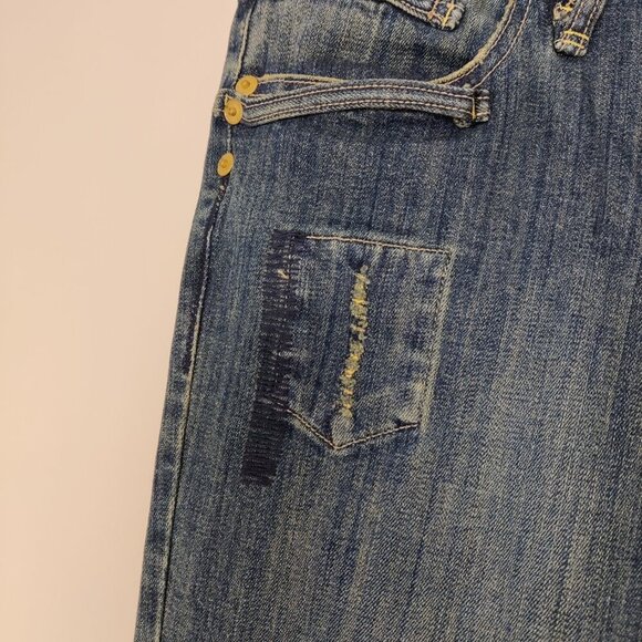 Armor Jeans Women's Flare Jeans Size 9 / 10 Blue Cotton Casual Outerwear Daily - Picture 4 of 13